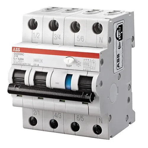 ABB aardlekautomaat 3-polig+nul 16A B-kar 300mA (2CSR256140R3165)
